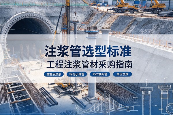 烟台注浆管选型标准