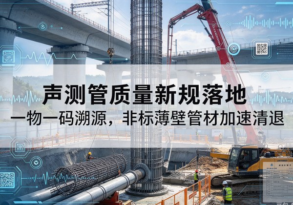 烟台声测管质量新规落地，一物一码溯源，非标薄壁管材加速清退